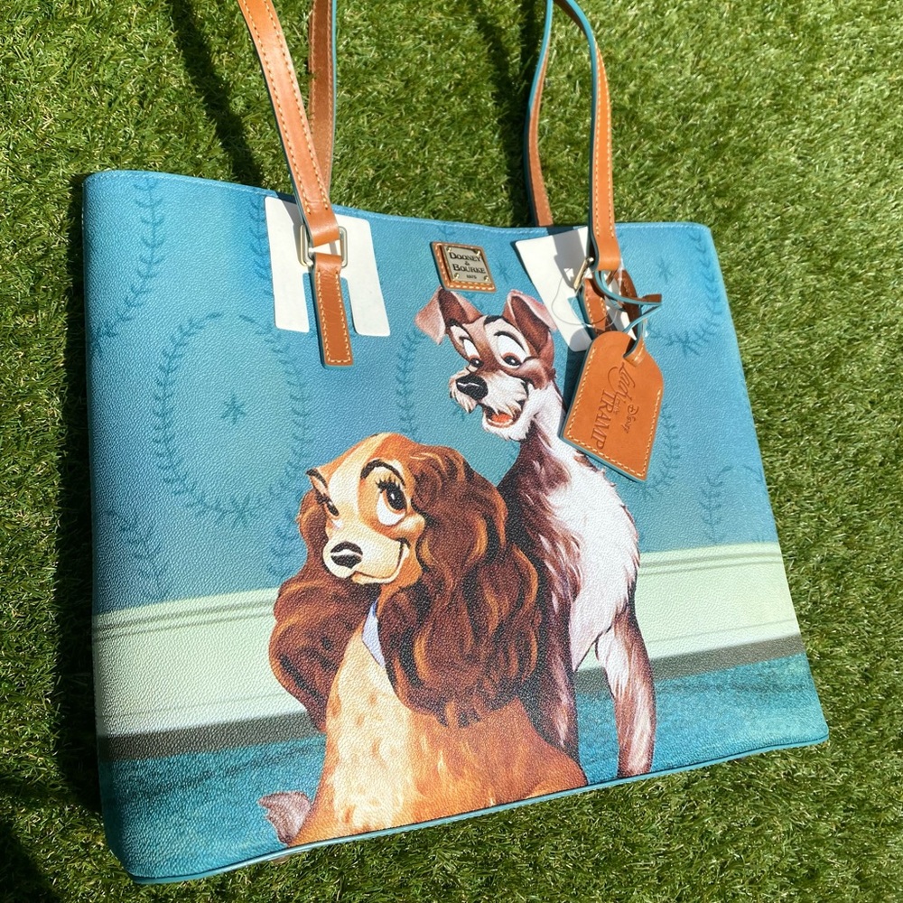 Disney Parks 2022 Lady and the tramp Dooney & Bourke tote bag